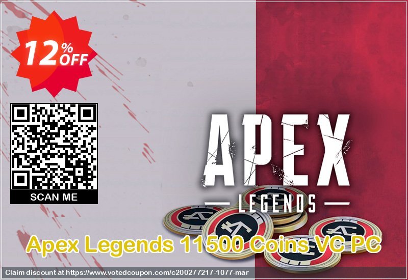 Apex Legends 11500 Coins VC PC Coupon Code May 2024, 12% OFF - VotedCoupon