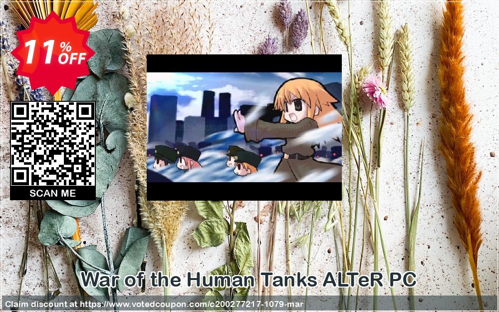 War of the Human Tanks ALTeR PC Coupon, discount War of the Human Tanks ALTeR PC Deal. Promotion: War of the Human Tanks ALTeR PC Exclusive offer 