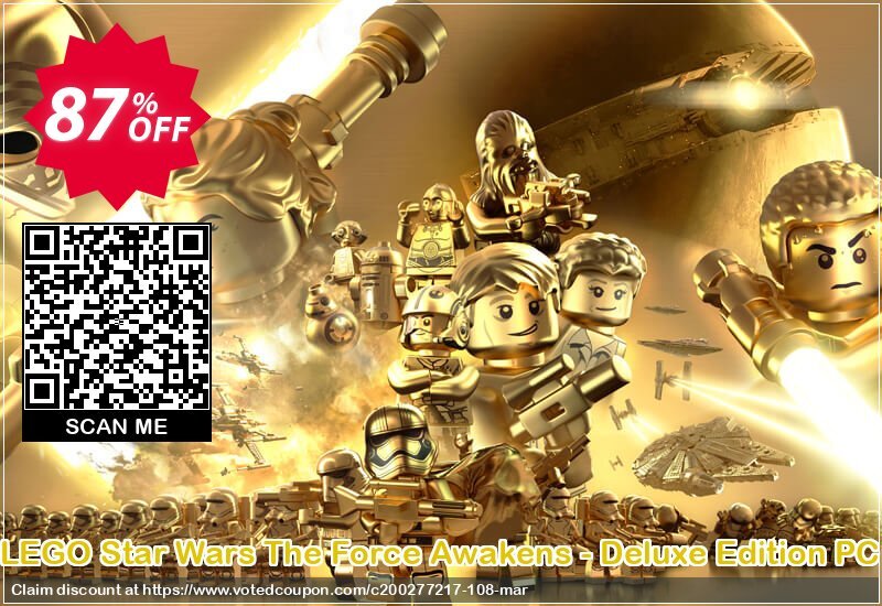 LEGO Star Wars The Force Awakens - Deluxe Edition PC Coupon Code Apr 2024, 87% OFF - VotedCoupon