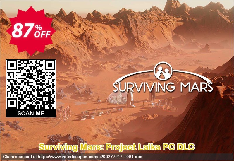 Surviving Mars: Project Laika PC DLC Coupon, discount Surviving Mars: Project Laika PC DLC Deal. Promotion: Surviving Mars: Project Laika PC DLC Exclusive offer 