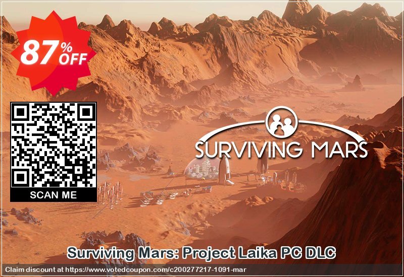 Surviving Mars: Project Laika PC DLC Coupon, discount Surviving Mars: Project Laika PC DLC Deal. Promotion: Surviving Mars: Project Laika PC DLC Exclusive offer 