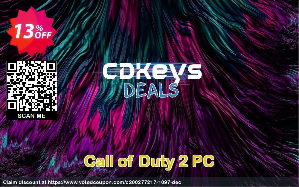Call of Duty 2 PC Coupon, discount Call of Duty 2 PC Deal. Promotion: Call of Duty 2 PC Exclusive offer 