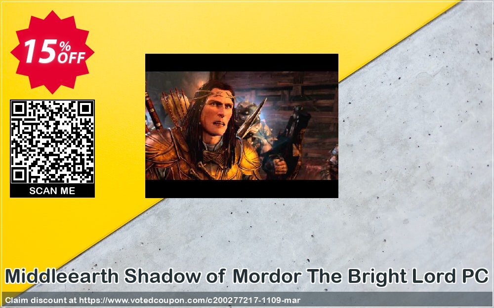 Middleearth Shadow of Mordor The Bright Lord PC Coupon, discount Middleearth Shadow of Mordor The Bright Lord PC Deal. Promotion: Middleearth Shadow of Mordor The Bright Lord PC Exclusive offer 