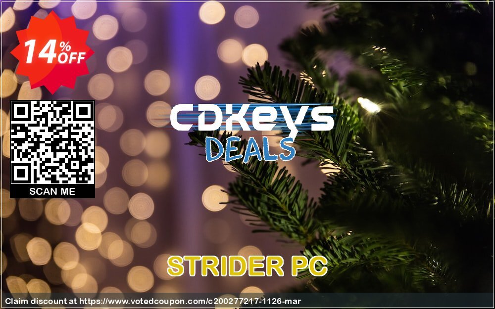 STRIDER PC Coupon, discount STRIDER PC Deal. Promotion: STRIDER PC Exclusive offer 