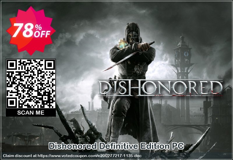 Dishonored Definitive Edition PC Coupon Code Apr 2024, 78% OFF - VotedCoupon