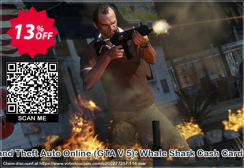 Grand Theft Auto Online, GTA V 5 : Whale Shark Cash Card PC Coupon Code Apr 2024, 13% OFF - VotedCoupon