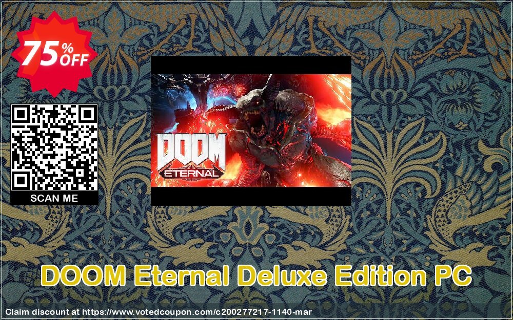 DOOM Eternal Deluxe Edition PC Coupon, discount DOOM Eternal Deluxe Edition PC Deal. Promotion: DOOM Eternal Deluxe Edition PC Exclusive offer 