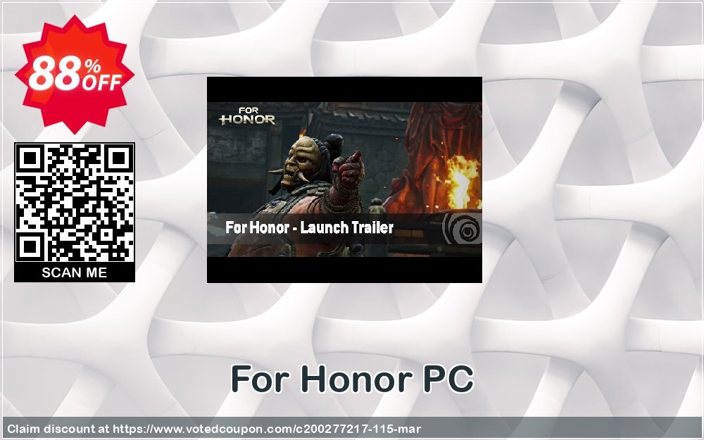 For Honor PC voted-on promotion codes