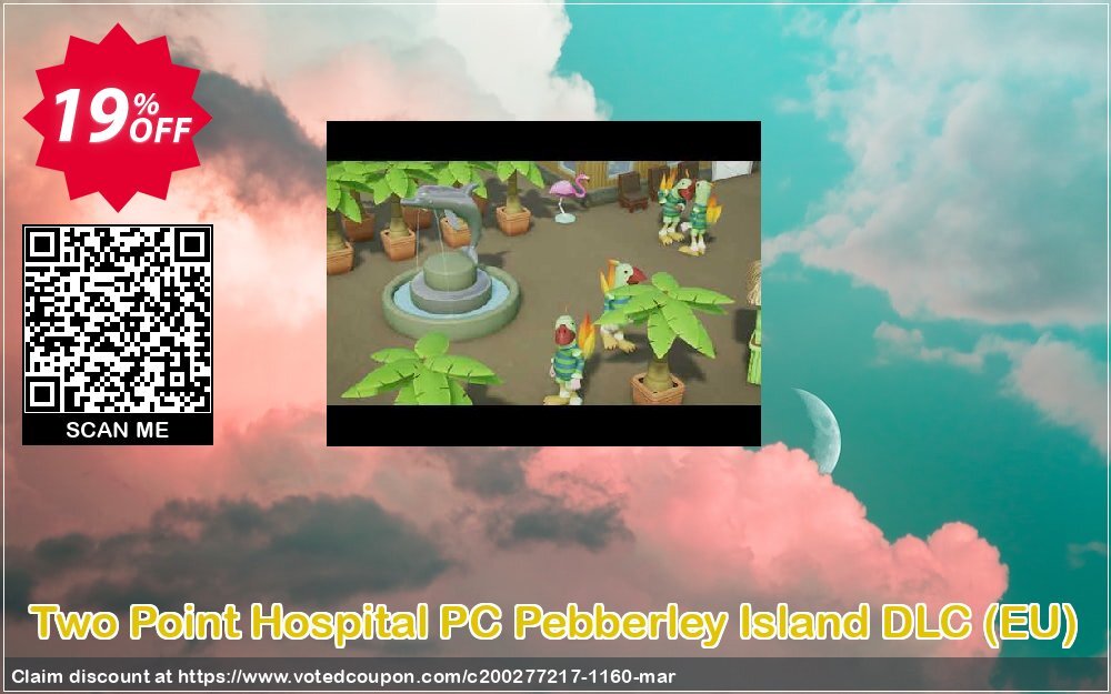 Two Point Hospital PC Pebberley Island DLC, EU  Coupon Code Apr 2024, 19% OFF - VotedCoupon