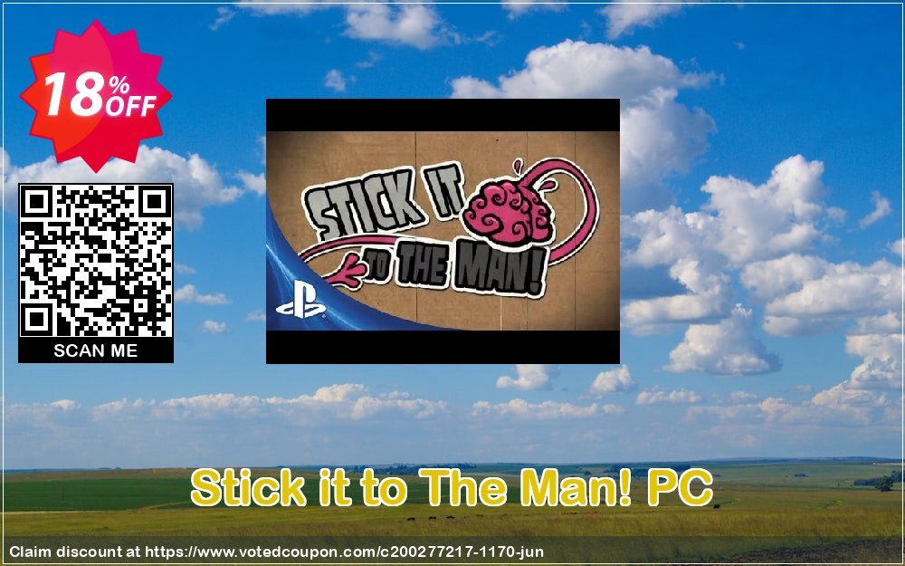 Stick it to The Man! PC Coupon, discount Stick it to The Man! PC Deal. Promotion: Stick it to The Man! PC Exclusive offer 