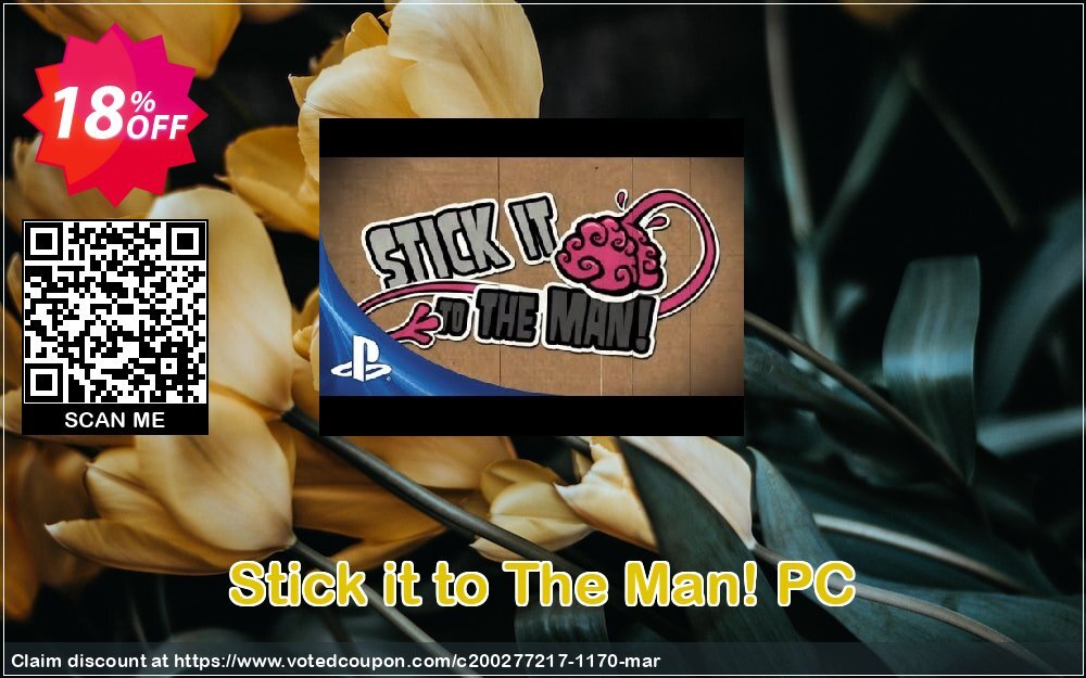 Stick it to The Man! PC Coupon, discount Stick it to The Man! PC Deal. Promotion: Stick it to The Man! PC Exclusive offer 