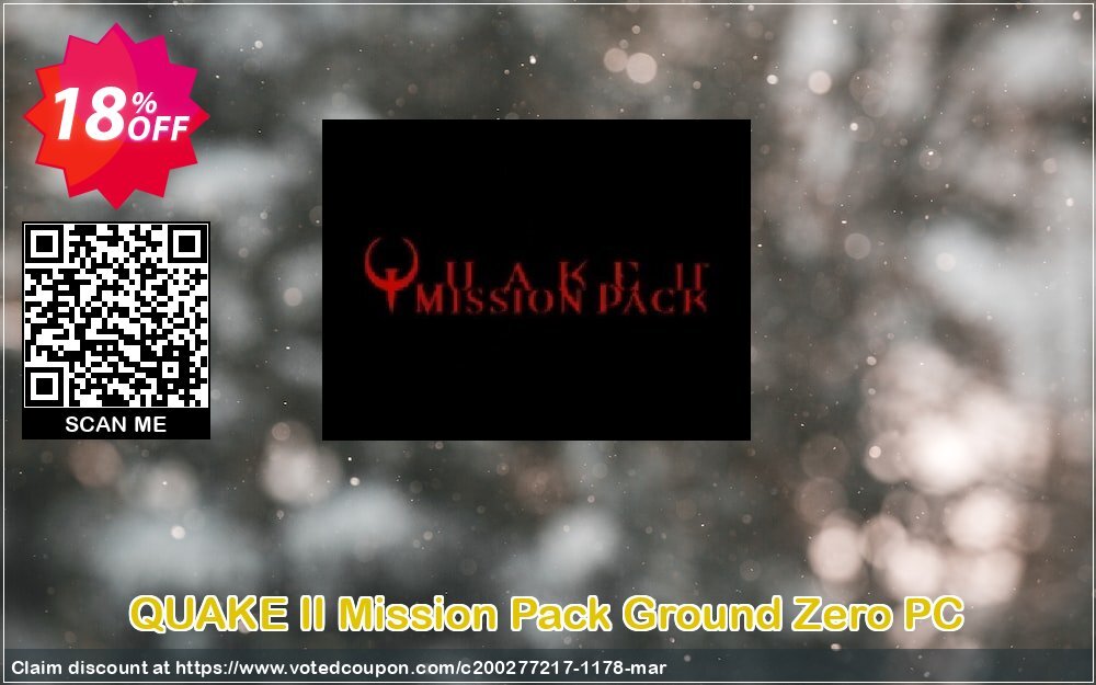 QUAKE II Mission Pack Ground Zero PC Coupon, discount QUAKE II Mission Pack Ground Zero PC Deal. Promotion: QUAKE II Mission Pack Ground Zero PC Exclusive offer 