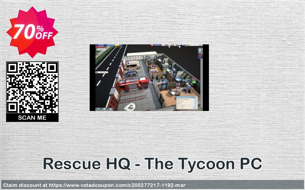 Rescue HQ - The Tycoon PC Coupon Code May 2024, 70% OFF - VotedCoupon