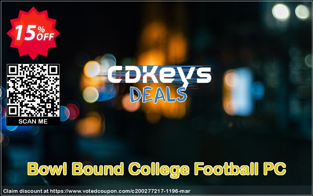 Bowl Bound College Football PC Coupon, discount Bowl Bound College Football PC Deal. Promotion: Bowl Bound College Football PC Exclusive offer 