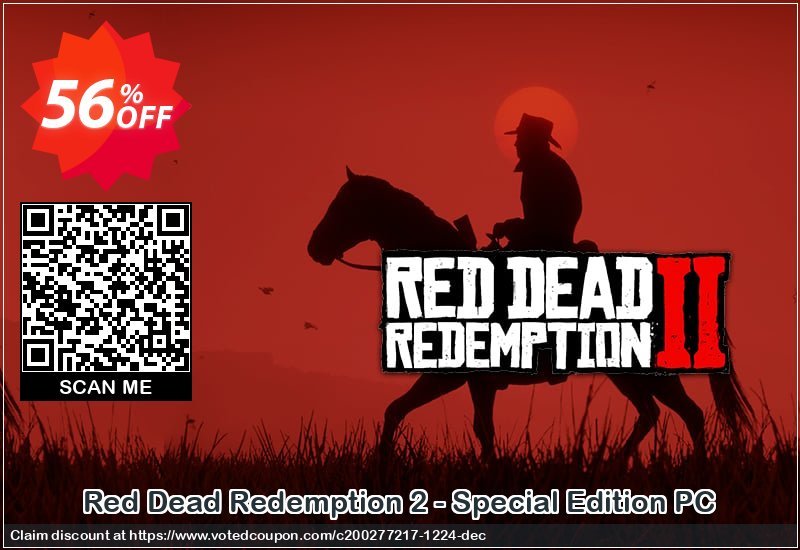 Red Dead Redemption 2 - Special Edition PC Coupon, discount Red Dead Redemption 2 - Special Edition PC Deal. Promotion: Red Dead Redemption 2 - Special Edition PC Exclusive offer 