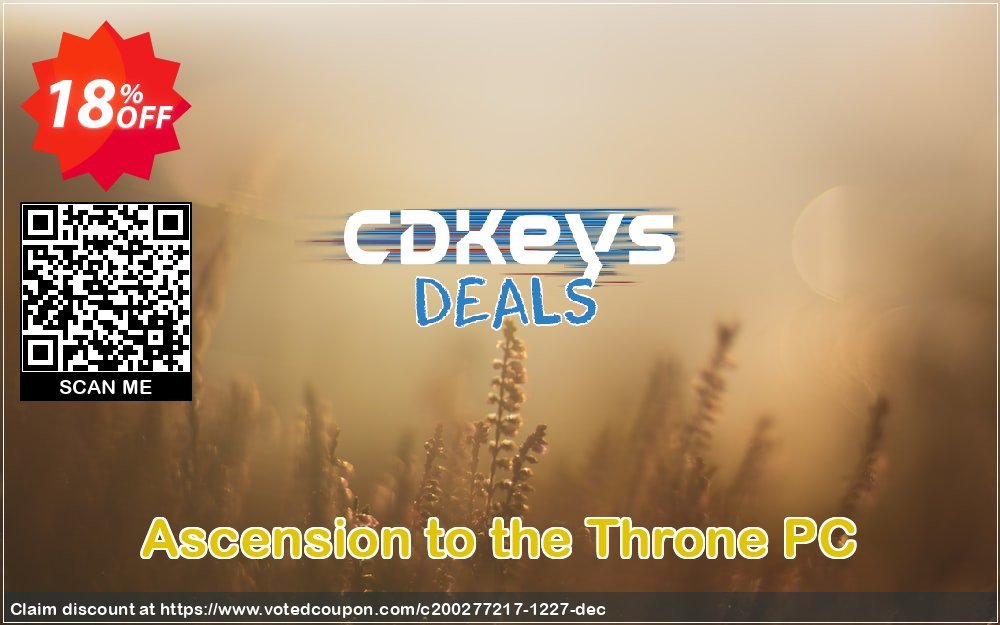 Ascension to the Throne PC Coupon Code Apr 2024, 18% OFF - VotedCoupon
