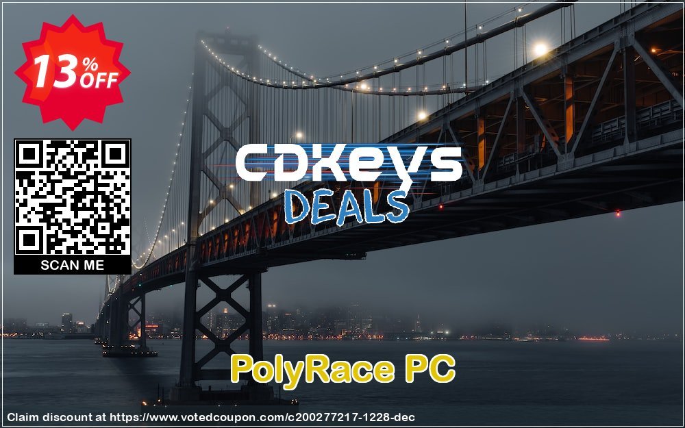PolyRace PC Coupon, discount PolyRace PC Deal. Promotion: PolyRace PC Exclusive offer 