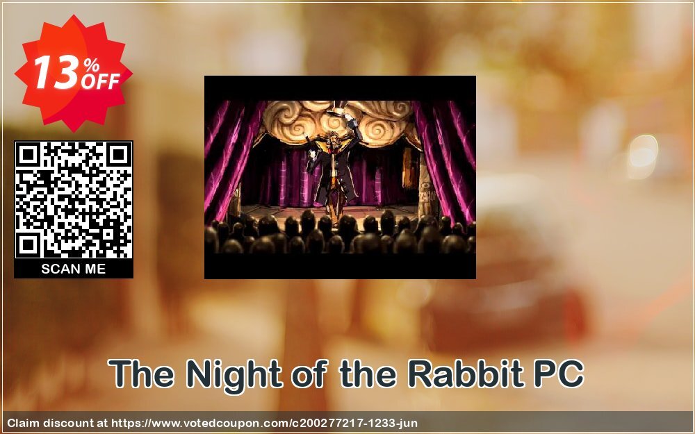 The Night of the Rabbit PC Coupon, discount The Night of the Rabbit PC Deal. Promotion: The Night of the Rabbit PC Exclusive offer 