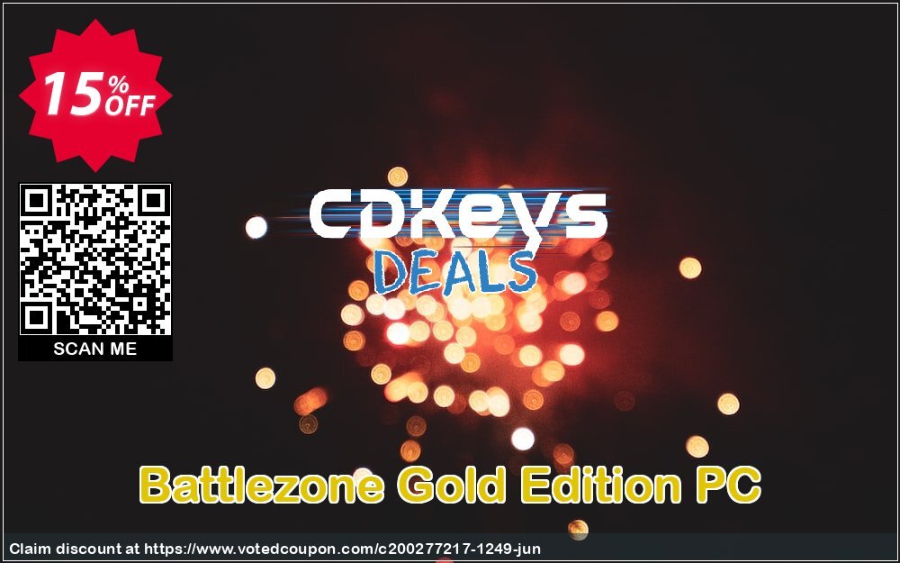 Battlezone Gold Edition PC Coupon, discount Battlezone Gold Edition PC Deal. Promotion: Battlezone Gold Edition PC Exclusive offer 