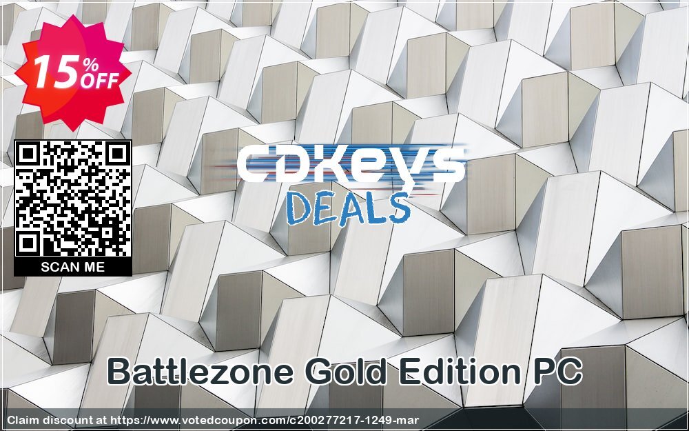 Battlezone Gold Edition PC Coupon, discount Battlezone Gold Edition PC Deal. Promotion: Battlezone Gold Edition PC Exclusive offer 