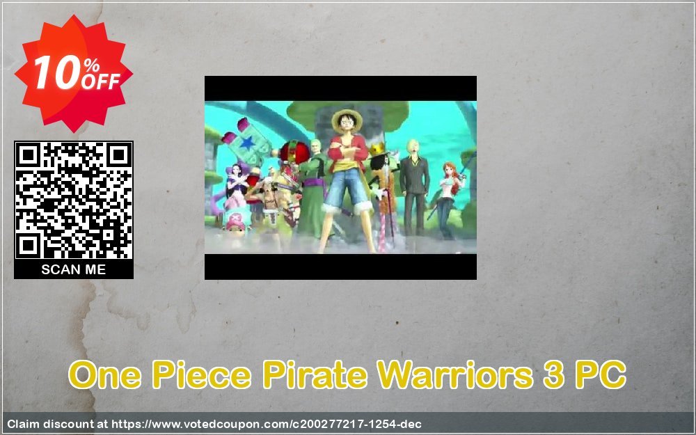 One Piece Pirate Warriors 3 PC Coupon Code Apr 2024, 10% OFF - VotedCoupon