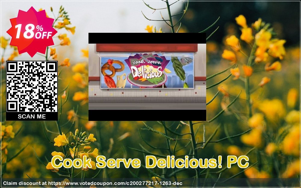 Cook Serve Delicious! PC Coupon, discount Cook Serve Delicious! PC Deal. Promotion: Cook Serve Delicious! PC Exclusive offer 