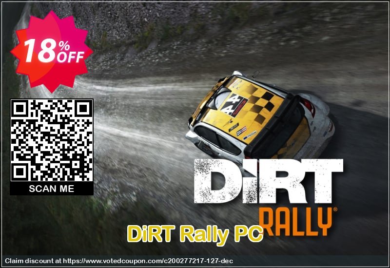 DiRT Rally PC Coupon, discount DiRT Rally PC Deal. Promotion: DiRT Rally PC Exclusive offer 