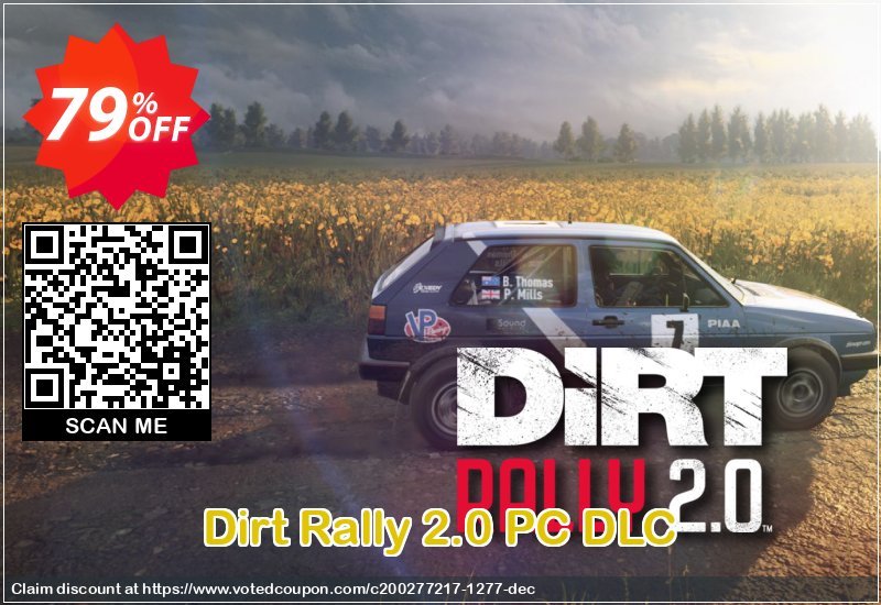 Dirt Rally 2.0 PC DLC Coupon Code Apr 2024, 79% OFF - VotedCoupon