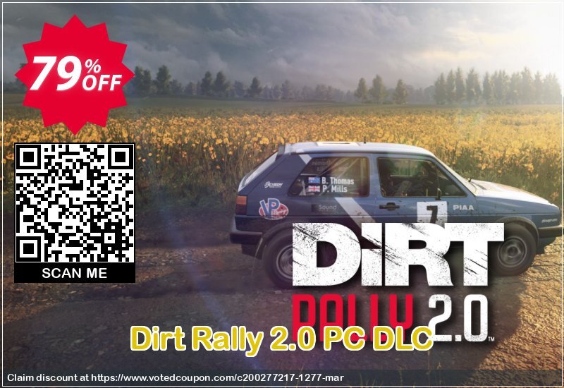 Dirt Rally 2.0 PC DLC Coupon Code Apr 2024, 79% OFF - VotedCoupon