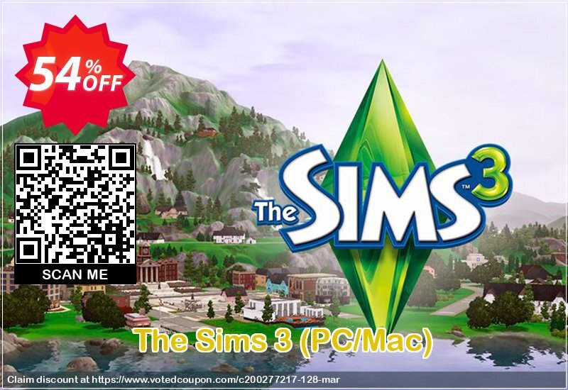 The Sims 3, PC/MAC  Coupon Code Apr 2024, 54% OFF - VotedCoupon