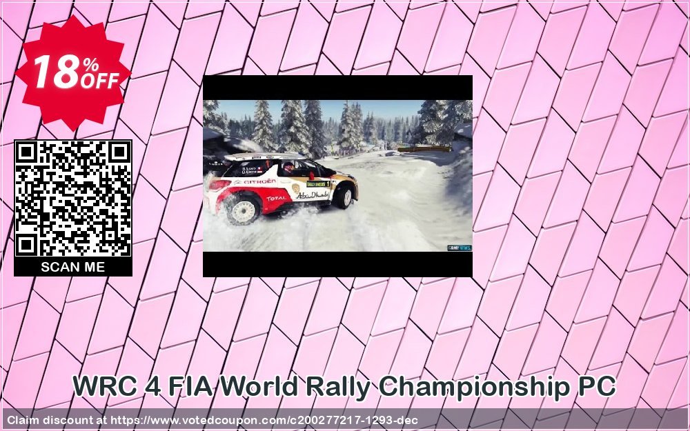 WRC 4 FIA World Rally Championship PC Coupon Code May 2024, 18% OFF - VotedCoupon