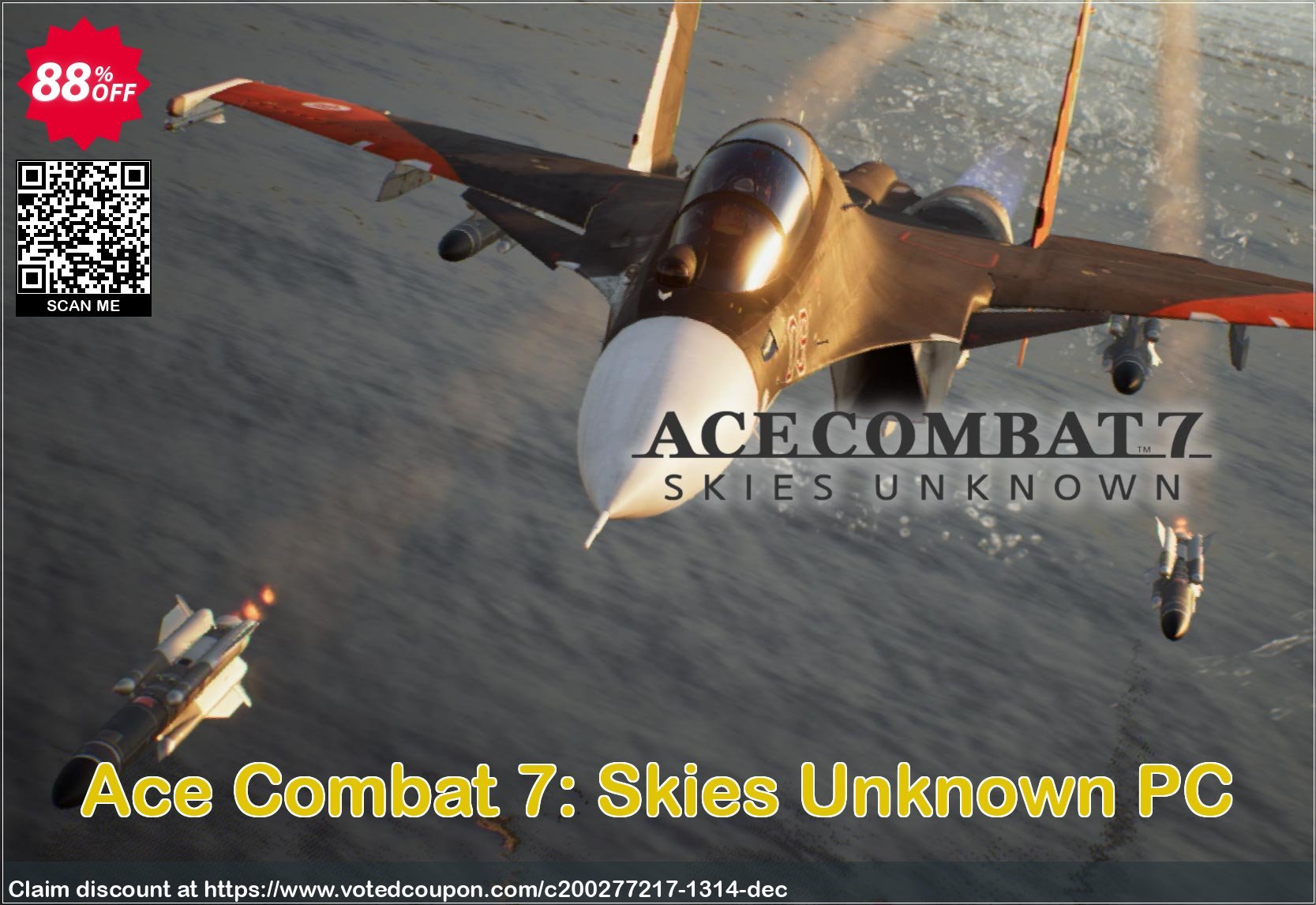 Ace Combat 7: Skies Unknown PC Coupon, discount Ace Combat 7: Skies Unknown PC Deal. Promotion: Ace Combat 7: Skies Unknown PC Exclusive offer 