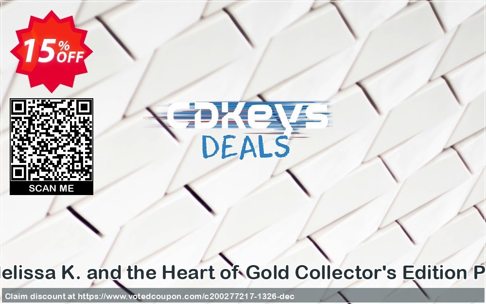 Melissa K. and the Heart of Gold Collector's Edition PC Coupon Code Apr 2024, 15% OFF - VotedCoupon
