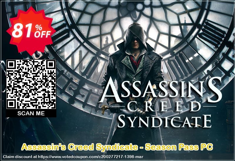 Assassin's Creed Syndicate - Season Pass PC Coupon, discount Assassin's Creed Syndicate - Season Pass PC Deal. Promotion: Assassin's Creed Syndicate - Season Pass PC Exclusive offer 