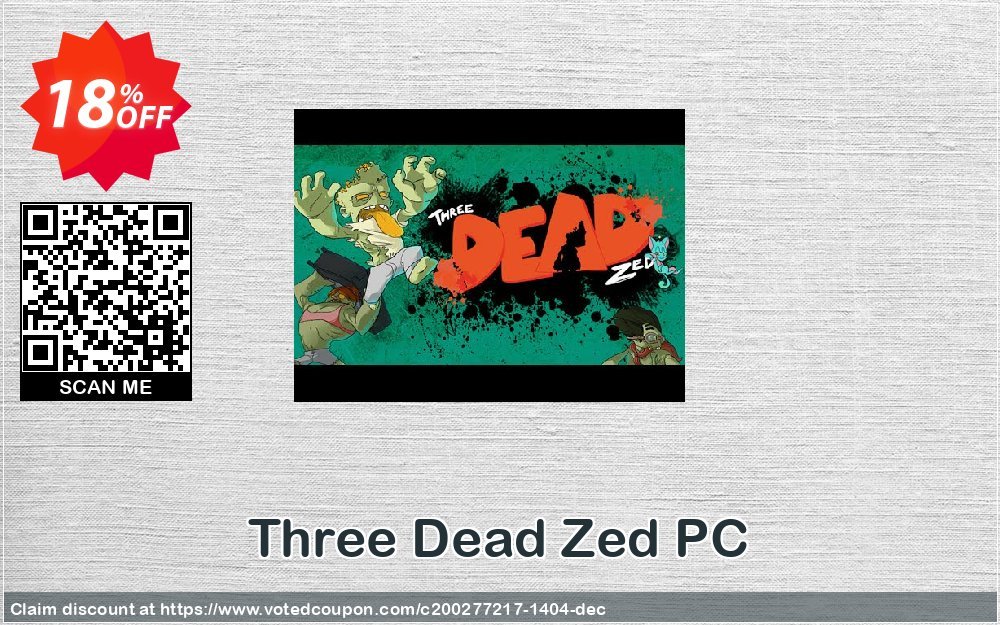 Three Dead Zed PC Coupon, discount Three Dead Zed PC Deal. Promotion: Three Dead Zed PC Exclusive offer 