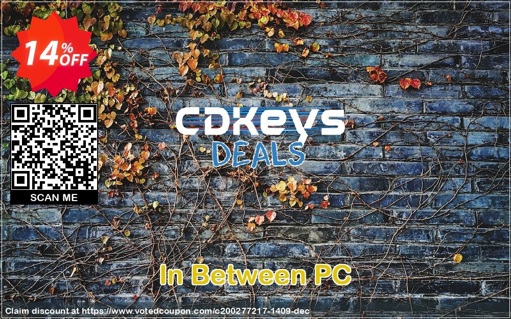 In Between PC Coupon, discount In Between PC Deal. Promotion: In Between PC Exclusive offer 