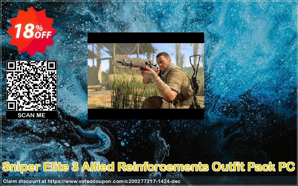 Sniper Elite 3 Allied Reinforcements Outfit Pack PC Coupon, discount Sniper Elite 3 Allied Reinforcements Outfit Pack PC Deal. Promotion: Sniper Elite 3 Allied Reinforcements Outfit Pack PC Exclusive offer 