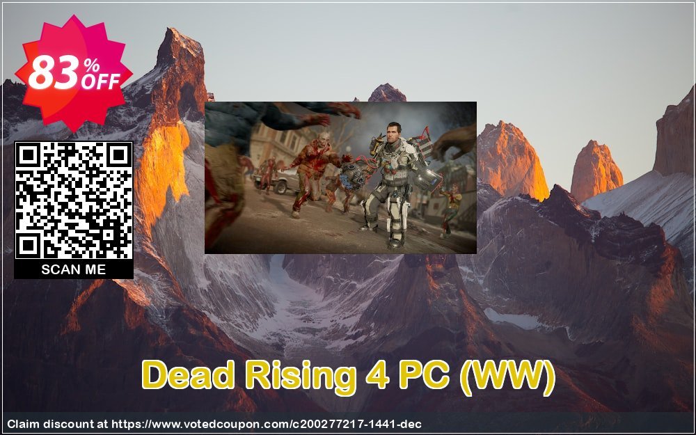 Dead Rising 4 PC, WW  Coupon, discount Dead Rising 4 PC (WW) Deal. Promotion: Dead Rising 4 PC (WW) Exclusive offer 