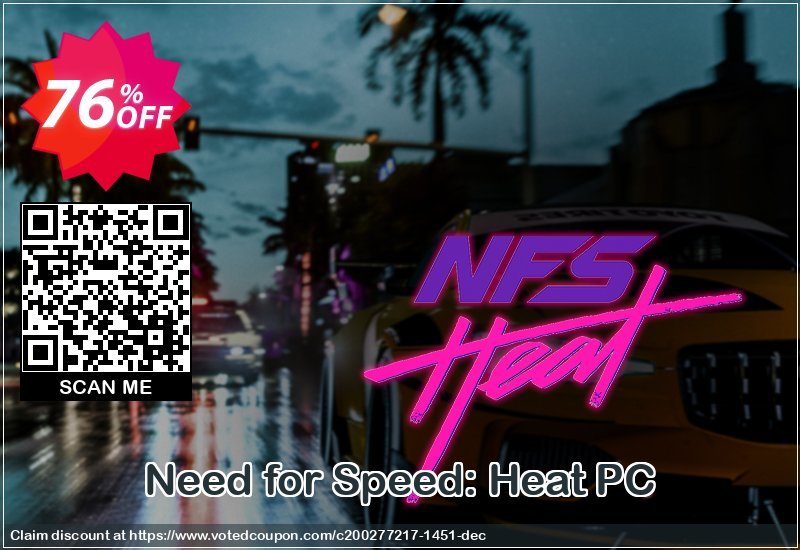 Need for Speed: Heat PC Coupon, discount Need for Speed: Heat PC Deal. Promotion: Need for Speed: Heat PC Exclusive offer 