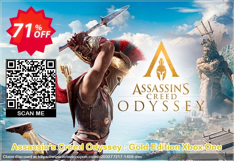 Assassin's Creed Odyssey : Gold Edition Xbox One Coupon, discount Assassin's Creed Odyssey : Gold Edition Xbox One Deal. Promotion: Assassin's Creed Odyssey : Gold Edition Xbox One Exclusive offer 