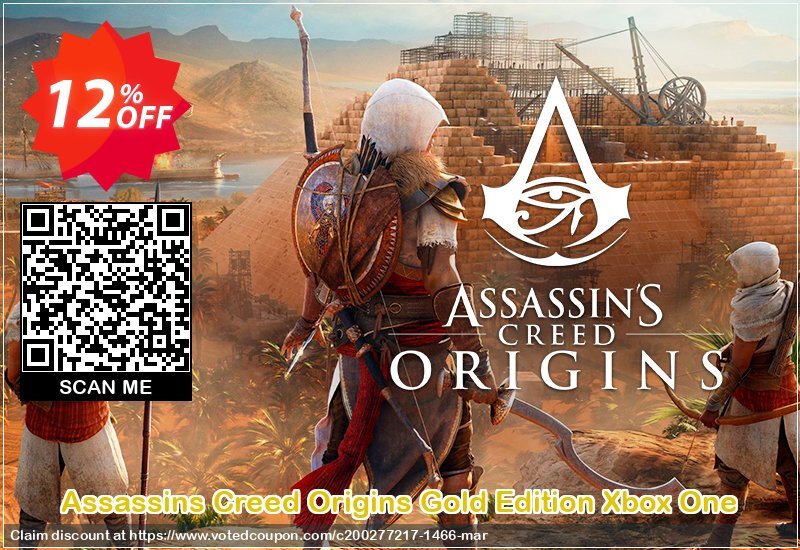 Assassins Creed Origins Gold Edition Xbox One Coupon Code Apr 2024, 12% OFF - VotedCoupon