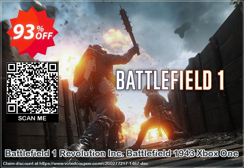 Battlefield 1 Revolution Inc. Battlefield 1943 Xbox One Coupon, discount Battlefield 1 Revolution Inc. Battlefield 1943 Xbox One Deal. Promotion: Battlefield 1 Revolution Inc. Battlefield 1943 Xbox One Exclusive offer 