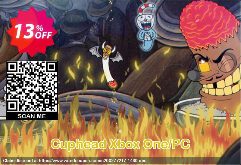 Cuphead Xbox One/PC Coupon Code Apr 2024, 13% OFF - VotedCoupon