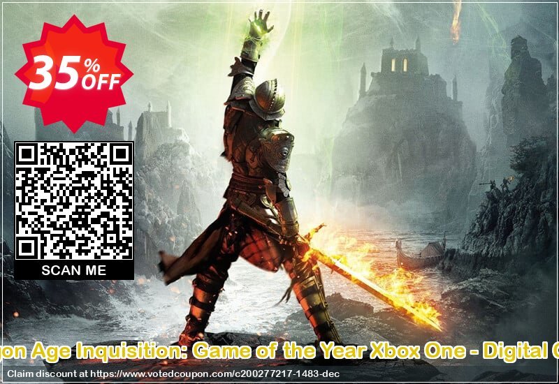 Dragon Age Inquisition: Game of the Year Xbox One - Digital Code Coupon Code Apr 2024, 35% OFF - VotedCoupon