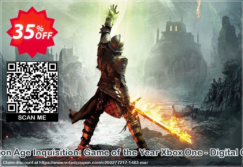 Dragon Age Inquisition: Game of the Year Xbox One - Digital Code Coupon, discount Dragon Age Inquisition: Game of the Year Xbox One - Digital Code Deal. Promotion: Dragon Age Inquisition: Game of the Year Xbox One - Digital Code Exclusive offer 