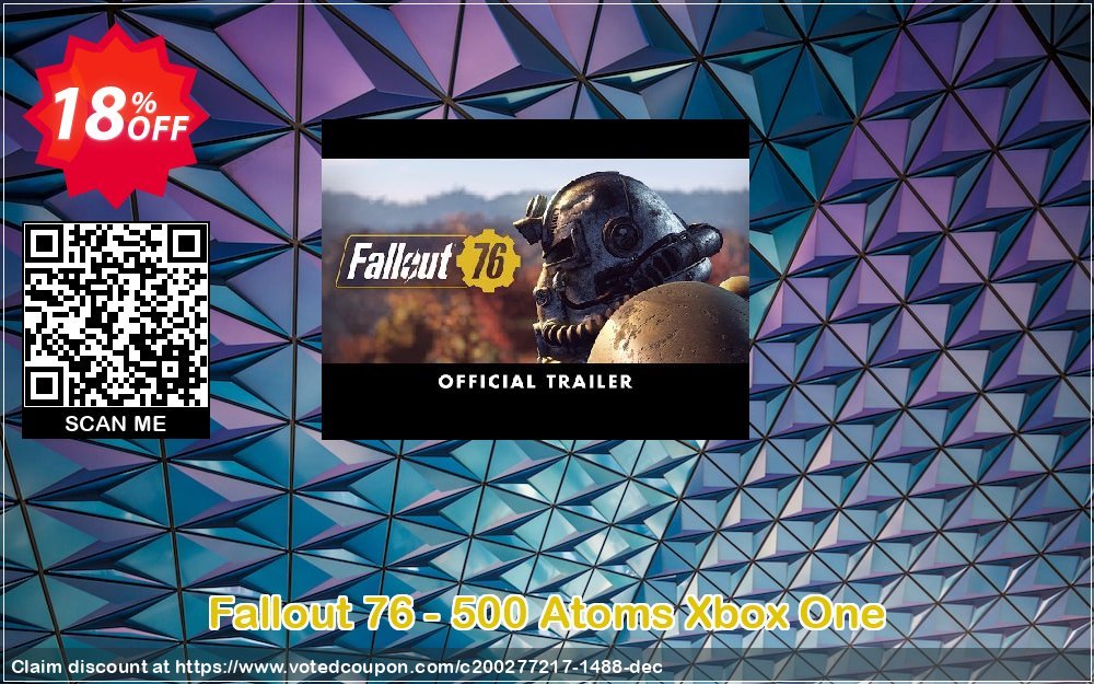Fallout 76 - 500 Atoms Xbox One Coupon Code Apr 2024, 18% OFF - VotedCoupon