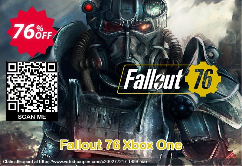 Fallout 76 Xbox One Coupon, discount Fallout 76 Xbox One Deal. Promotion: Fallout 76 Xbox One Exclusive offer 