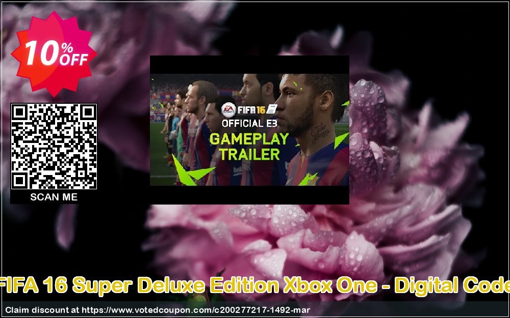 FIFA 16 Super Deluxe Edition Xbox One - Digital Code Coupon Code Apr 2024, 10% OFF - VotedCoupon