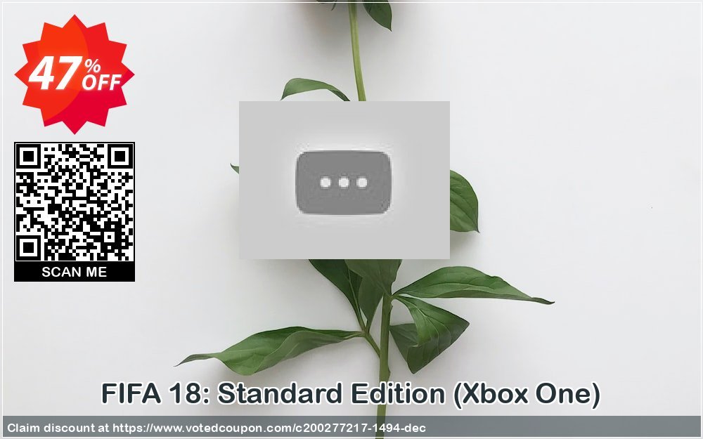 FIFA 18: Standard Edition, Xbox One  Coupon, discount FIFA 18: Standard Edition (Xbox One) Deal. Promotion: FIFA 18: Standard Edition (Xbox One) Exclusive offer 