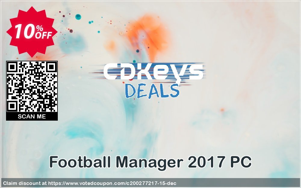 Football Manager 2017 PC Coupon Code Apr 2024, 10% OFF - VotedCoupon